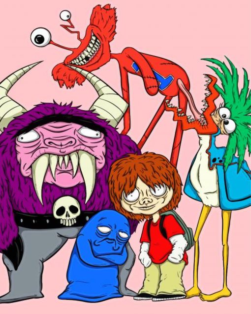 Foster's Home for Imaginary Friends Cartoon paint by number