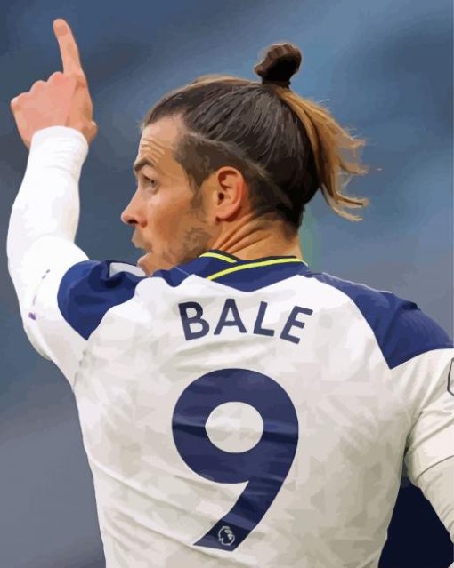 Gareth Bale Footballer paint by number