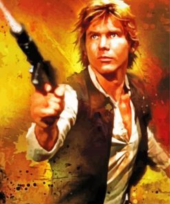 Hero Hans Solo paint by number