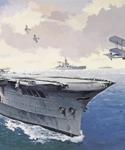 Hms Ark Royal paint by number