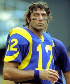 Joe Namath Player paint by number