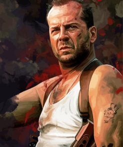 John McClane Art paint by number
