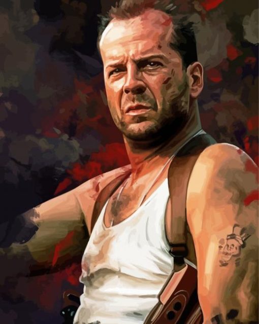 John McClane Art paint by number