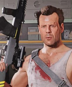 John McClane Call Of Duty paint by number