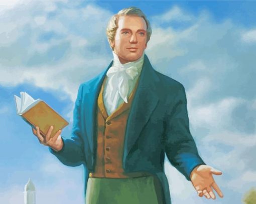 Joseph Smith paint by number