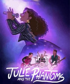 Julie And The Phantoms Poster Art paint by number
