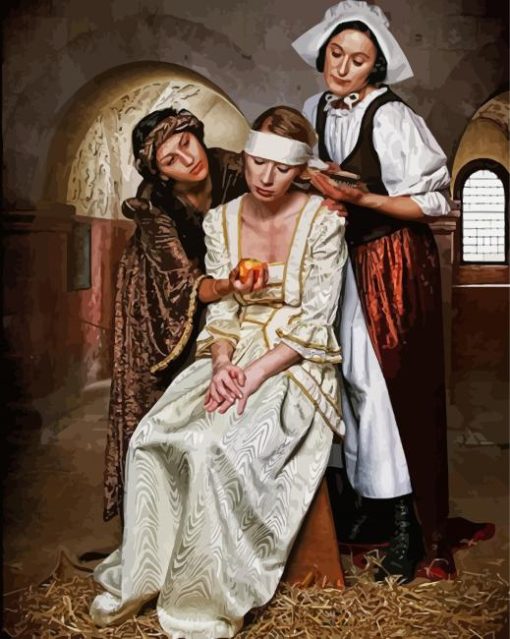 Lady Jane Grey And Girls paint by number