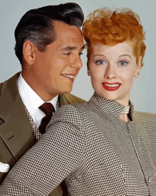 Lucy And Desi paint by number