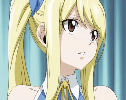 Lucy Heartfilia paint by number