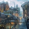 Medieval Fantasy City paint by number