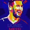 Messi Pop Art paint by number