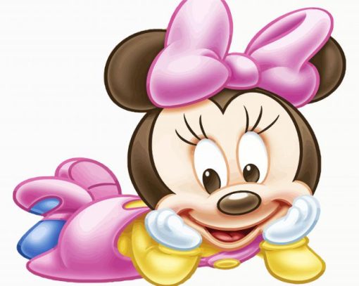 Minnie Mouse Baby paint by number