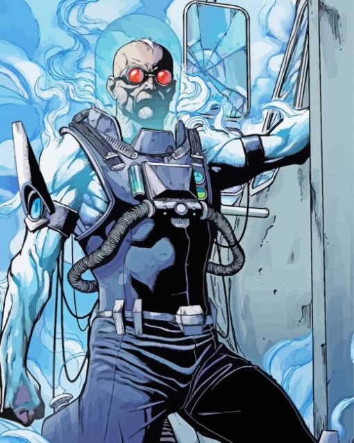 Mr Freeze paint by number