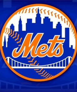 New York Mets Logo paint by number