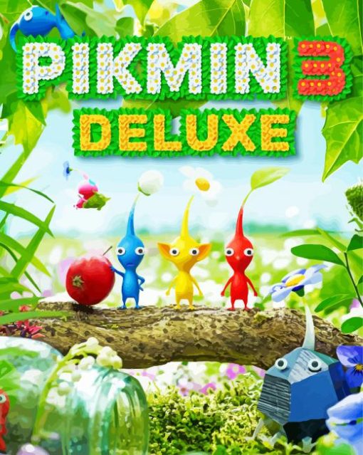Pikmin Deluxe Game paint by number