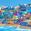 Puerto Rico Colorful Buildings paint by number