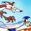 Roadrunner And Coyote The Cartoon paint by number