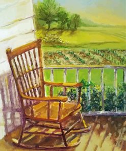 Rocking Chair Art paint by number
