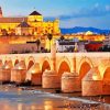 Roman Bridge Of Cordoba Andalucia paint by number