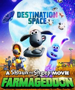 Shaun The Sheep Farmageddon Poster paint by number