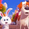 Snowball And Max The Secret Life Of Pets paint by number