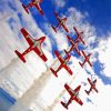 Snowbirds Planes Air Show paint by number