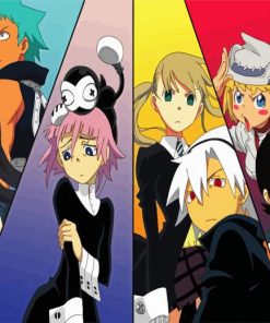 Soul Eater Manga paint by number