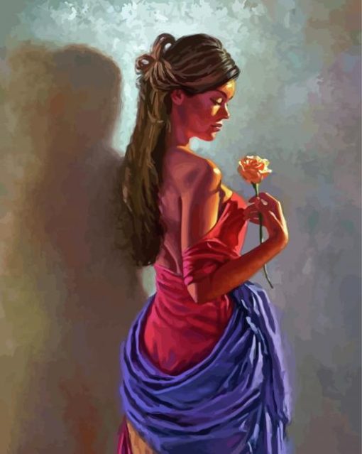 Spanish Girl Art paint by number
