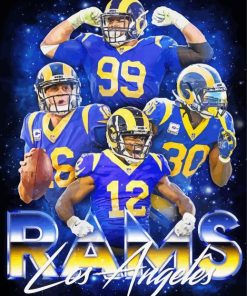 St Louis Rams Poster paint by number