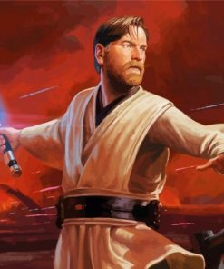 Star Wars Obi Wan Kenobi paint by number