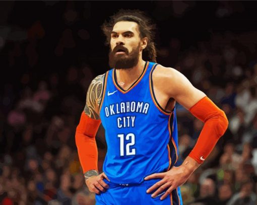 Steven Adams Player paint by number