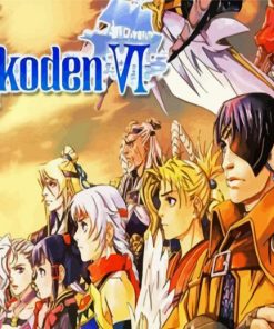 Suikoden Poster paint by number