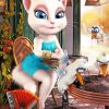Talking Angela Anime paint by number