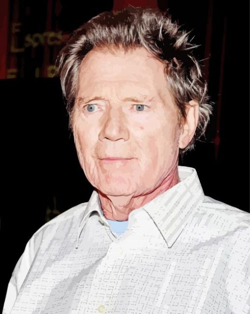 The American Actor Michael Parks paint by number