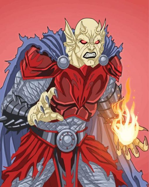The Demon Etrigan paint by number