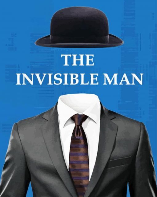 The Invisible Man Movie Poster paint by number