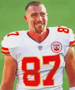 Travis kelce American Football Player paint by number
