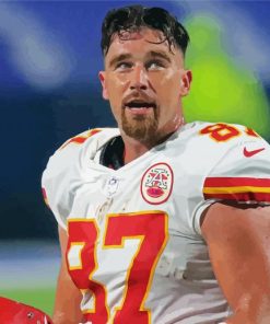 Travis kelce paint by number