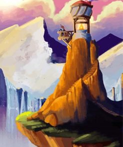 Watchtower Art paint by number