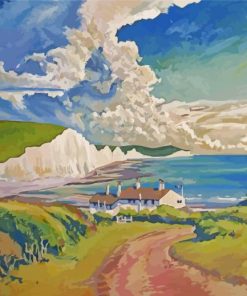 White Cliffs Of Dover Art paint by number