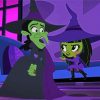 Wizard Of Oz Witch Cartoon paint by number