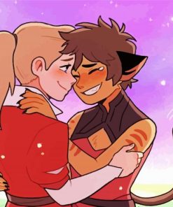 Adora And Catra Couple paint by number