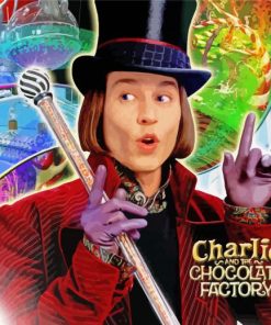 Aesthetic Charlie And The Chocolate Factory paint by number
