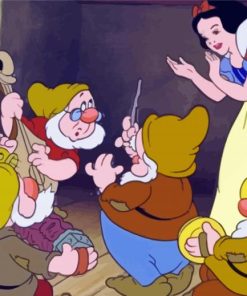 Aesthetic Disney Dwarfs paint by number