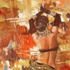 Aesthetic Belly Dancer paint by number