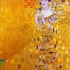 Aesthetic Woman In Gold paint by number