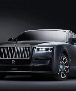 Black Roll Royce Car paint by number