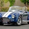 Blue Ford Shelby Cobra paint by number