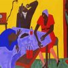 Bottle Whiskey By Jacob Lawrence paint by number
