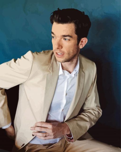Classy John Mulaney paint by number